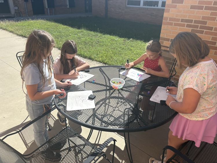 kids working outside