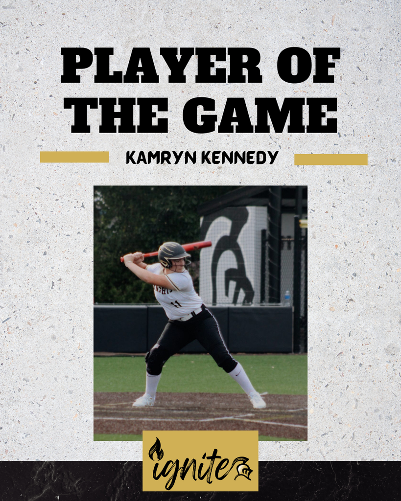 Player of the Game photo of her at bat