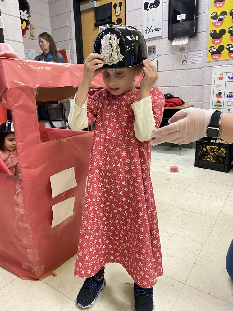 fire safety week, kids enjoying