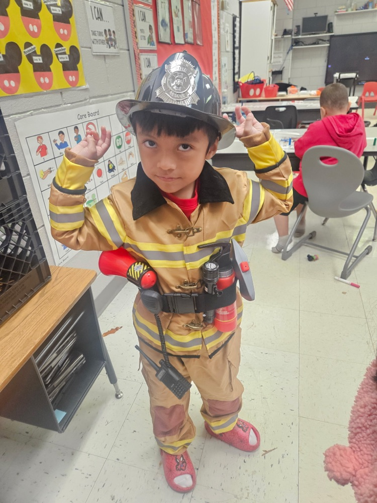 fire safety week, kids enjoying