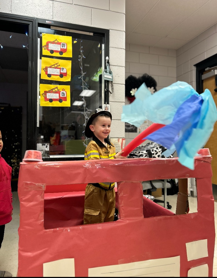 fire safety week, kids enjoying