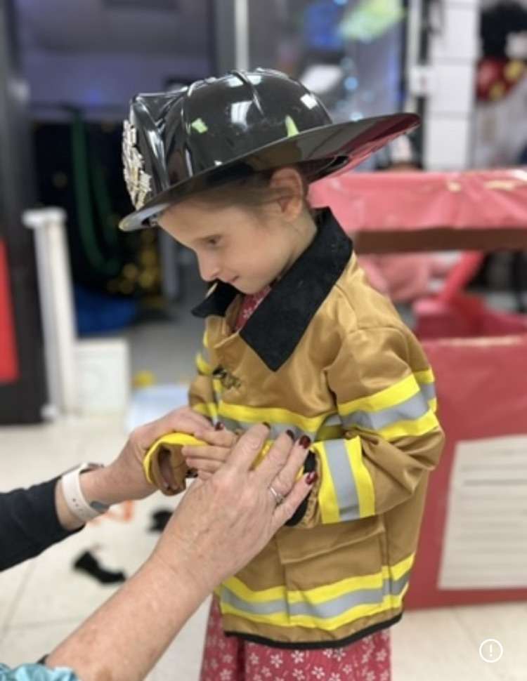 fire safety week, kids enjoying