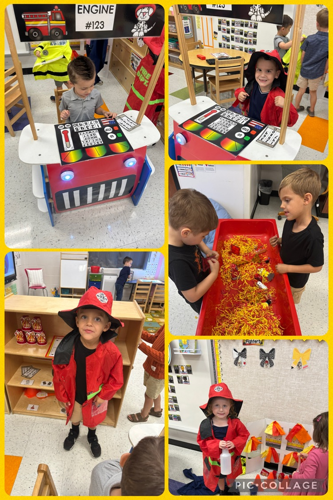 Prek fire safety stations!