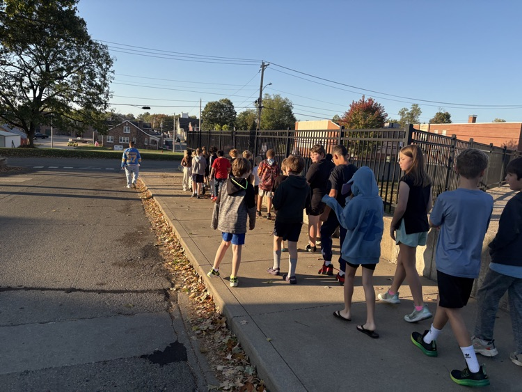 4th grade wellness Wednesday walk