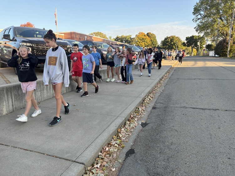 4th grade wellness Wednesday walk