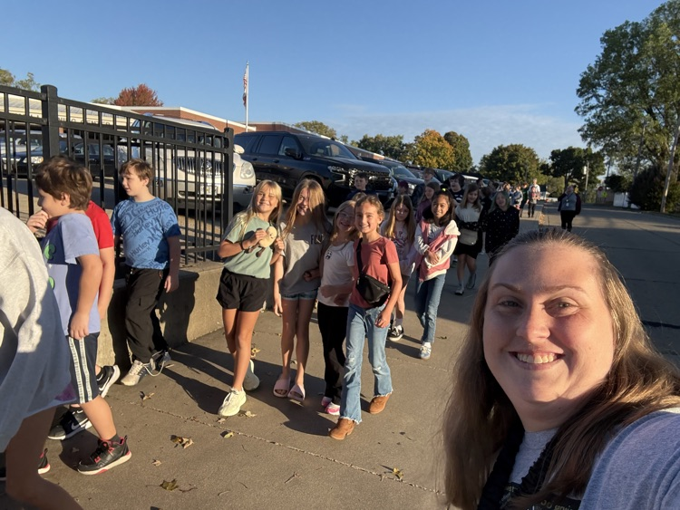 4th grade wellness Wednesday walk