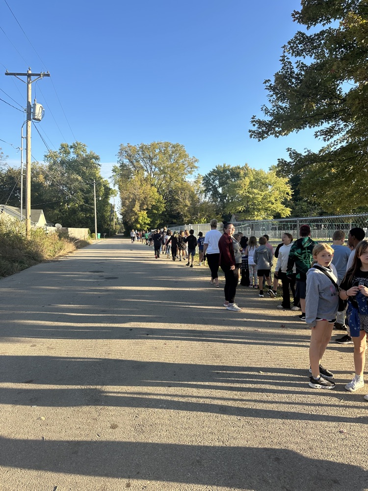 4th grade wellness Wednesday walk