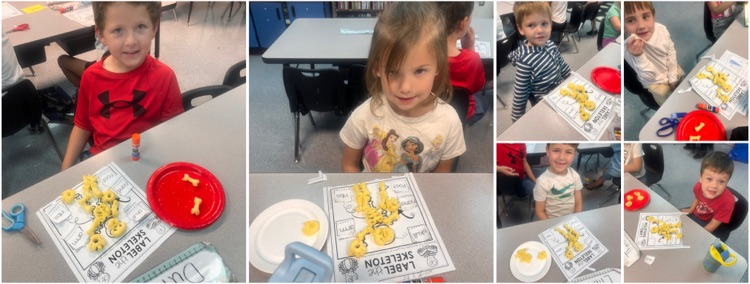 kids with Cheeto skeleton