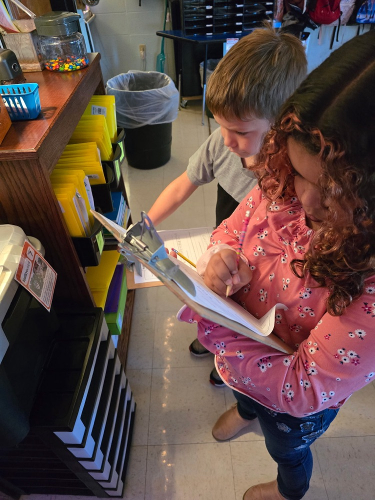 kids working in class