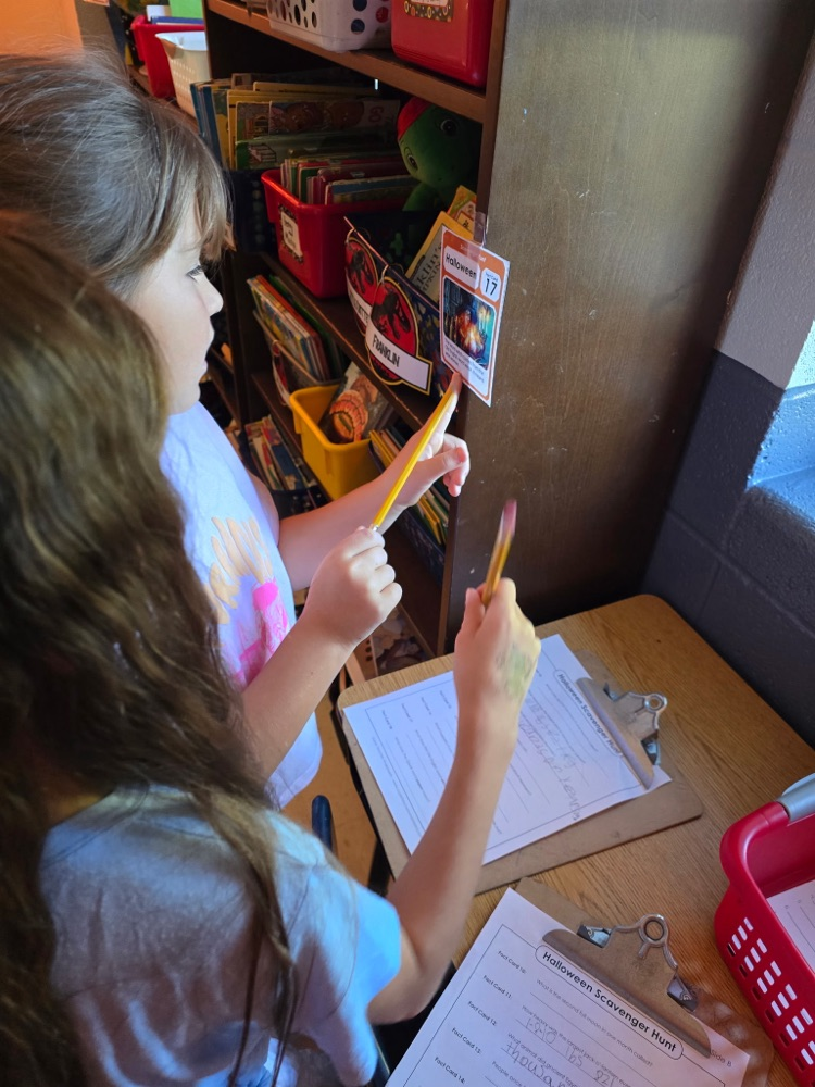 kids working in class