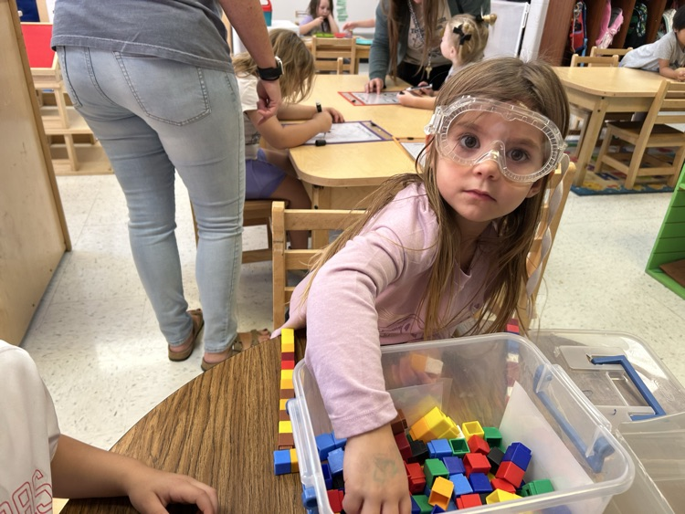 scientists counting and creating