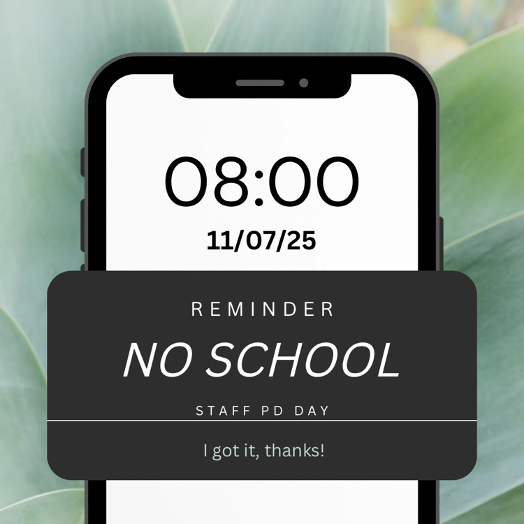 no school 11/7/25 staff pd day