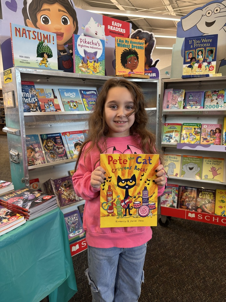 student at book fair