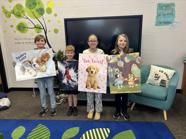 students at book fair