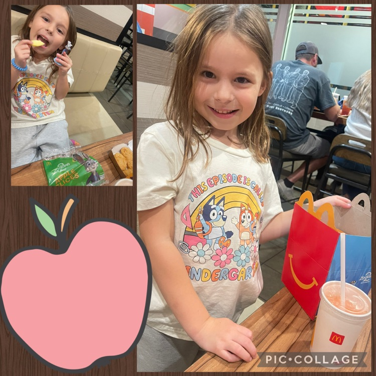 Kindergarten Student loving McDonald