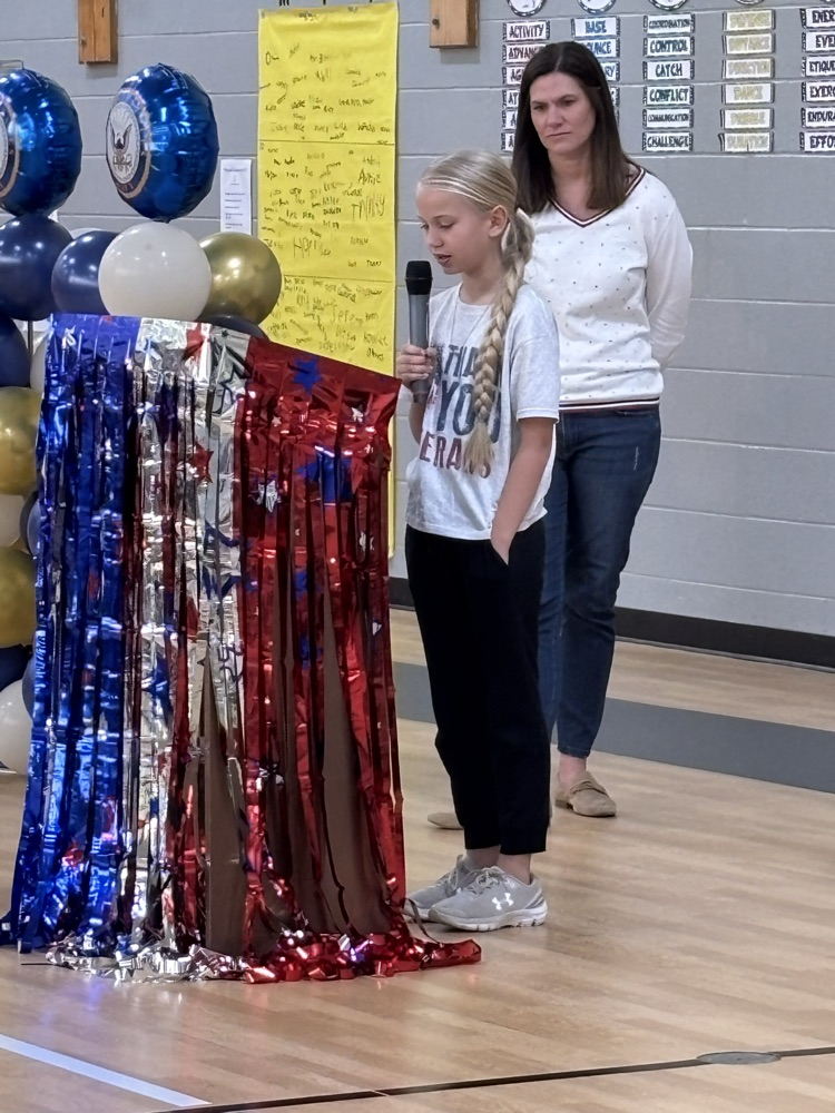 students on Veteranās Day