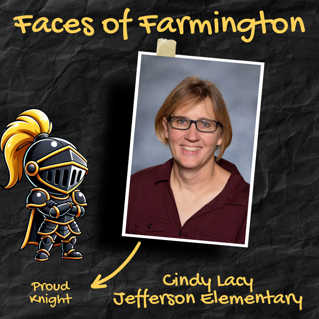 Faces of Farmington a picture of Cindy Lacy from Jefferson Elementary