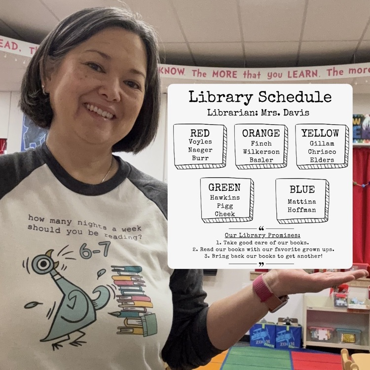 Library schedule 