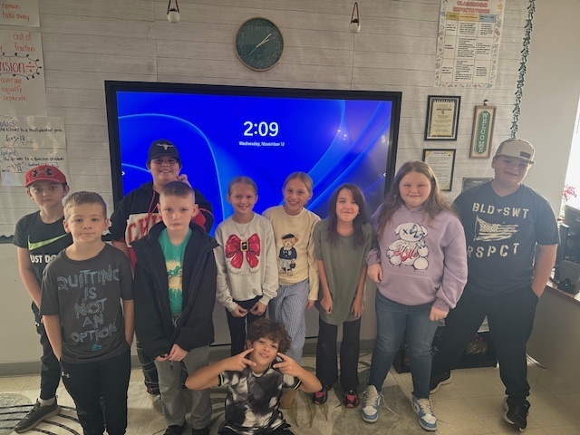 Students with perfect attendance