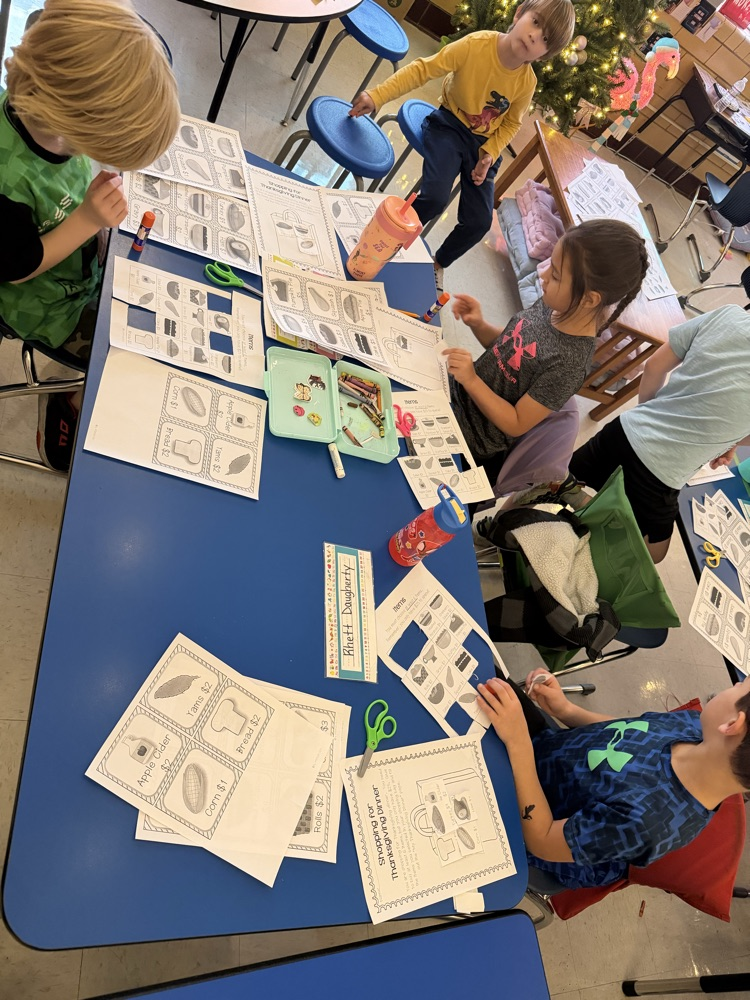 thanksgiving math activity in first grade 