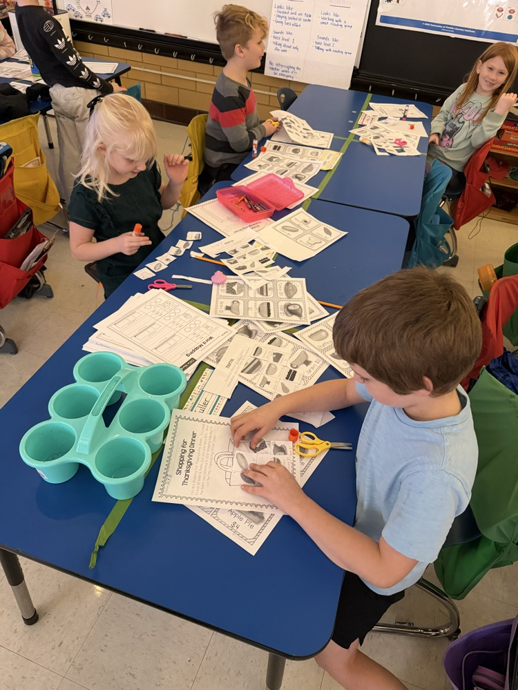 thanksgiving math activity in first grade 
