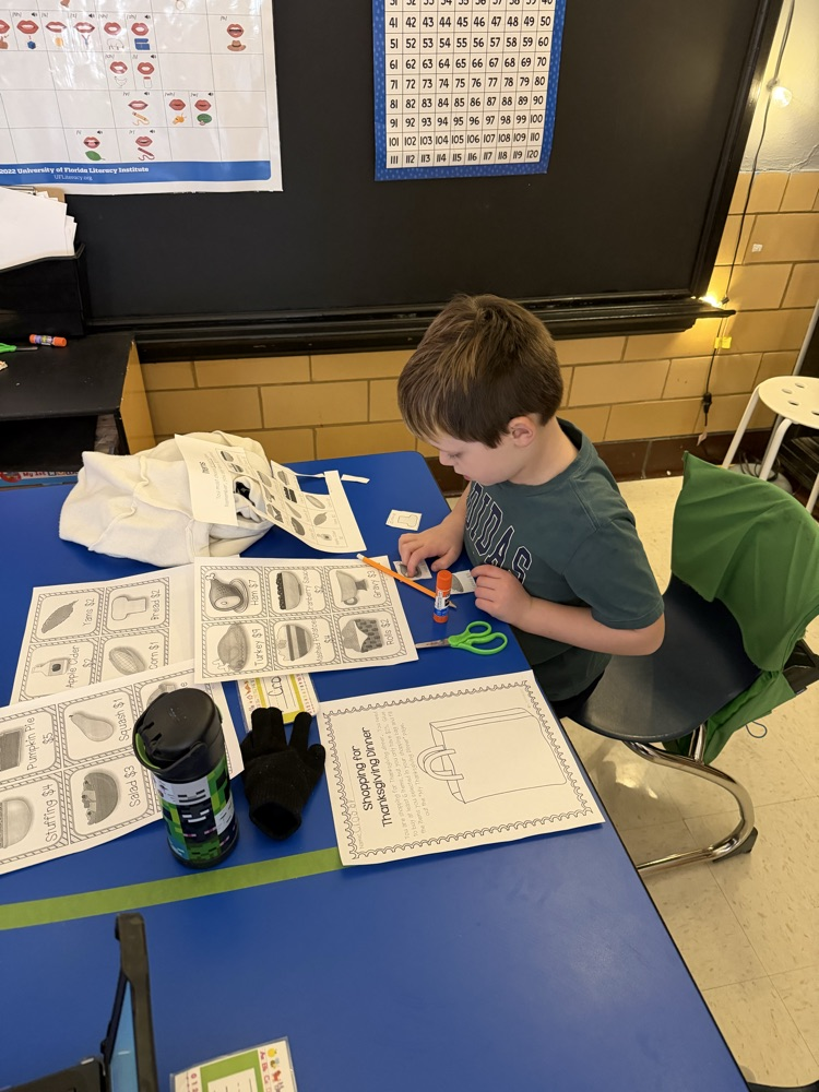 thanksgiving math activity in first grade 
