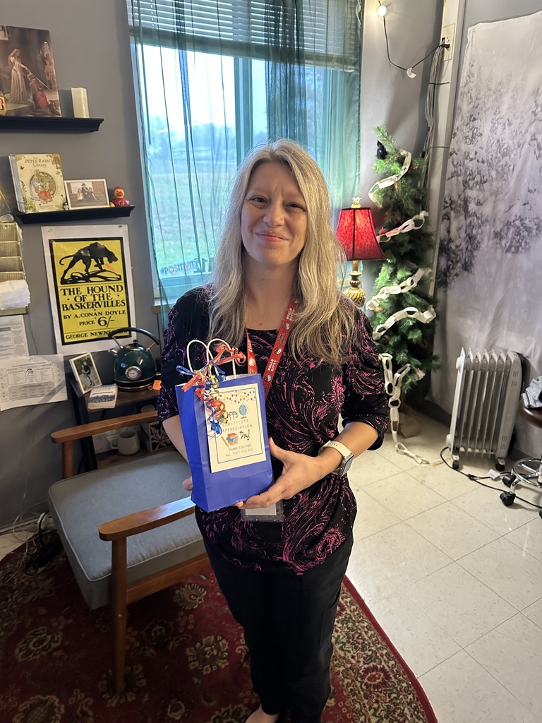 Substitute teachers with gift bags