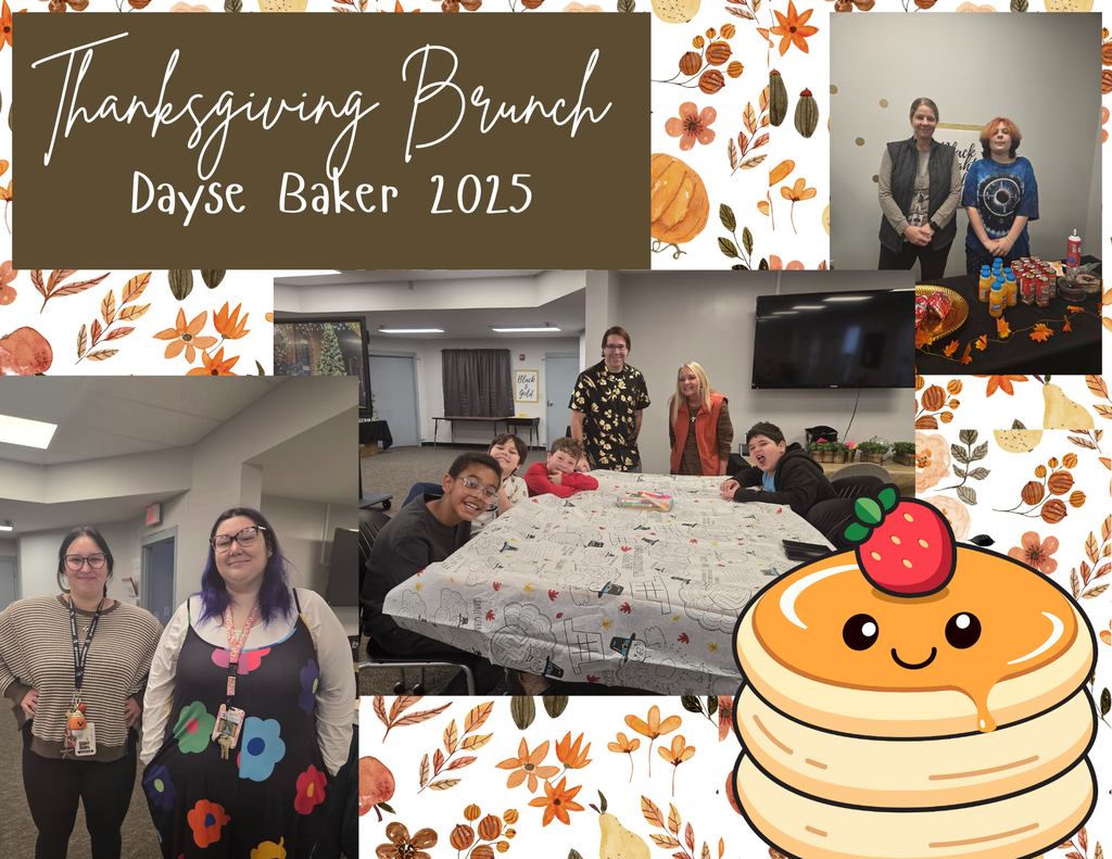 Students and Staff at Dayse Baker enjoy Thanksgiving Brunch
