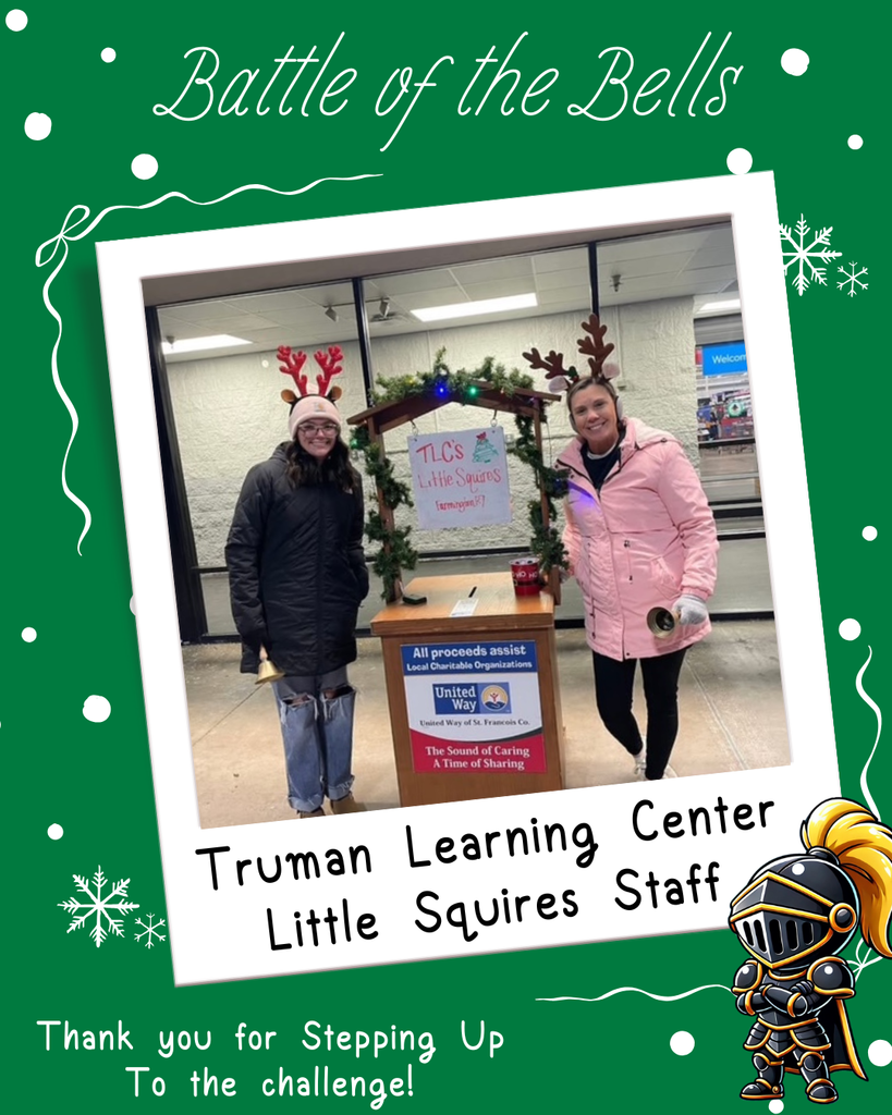 Little Squires teachers ringing the bell at WalMart