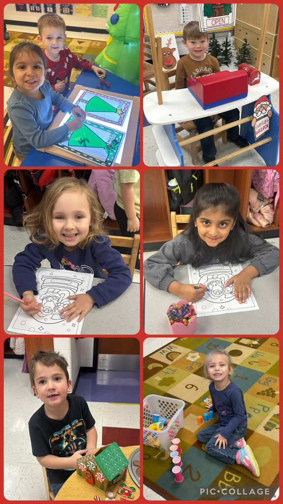 gingerbread fun and gumdrop stacking