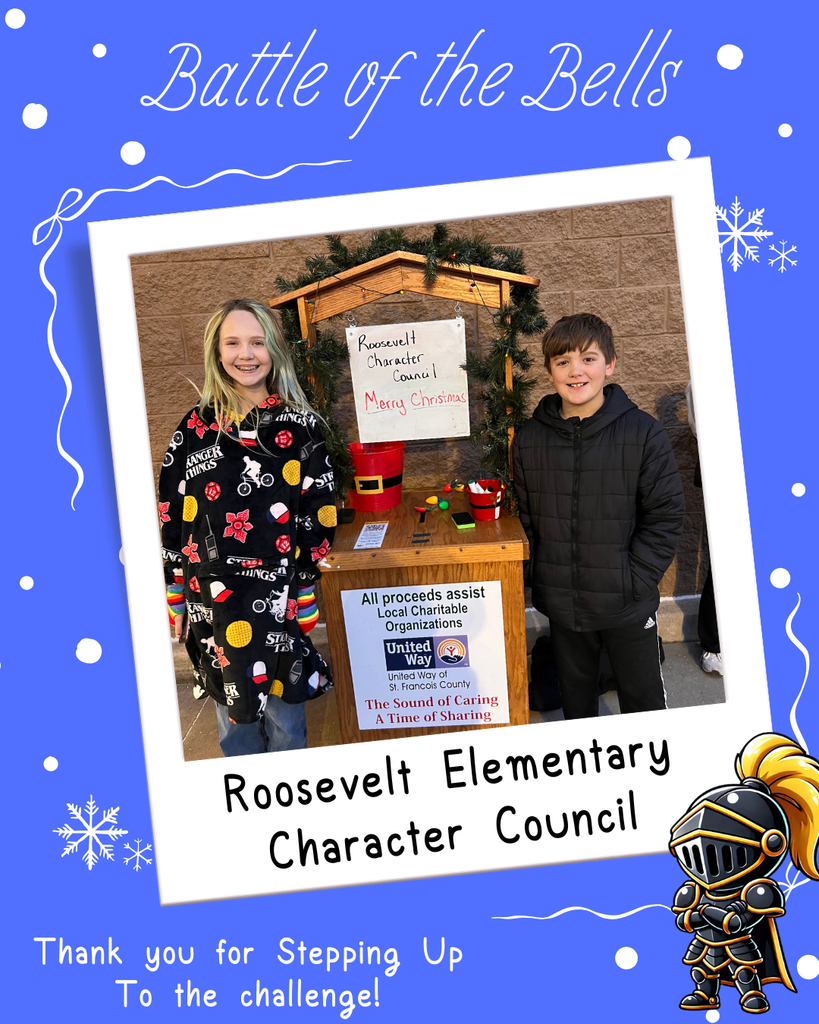 students ringing the bell