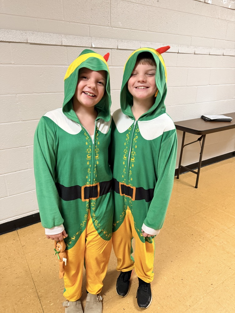 students wearing pajamas