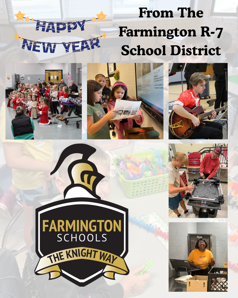 collage of pictures of students in classes and a graphic of the knight logo with the shield