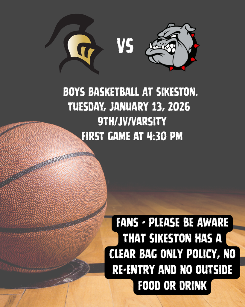 Boys Basketball At Sikeston.  Tuesday, January 13, 2026   9th/JV/Varsity First Game at 4:30 pm Fans - Please be Aware that Sikeston has a Clear Bag Only Policy, No Re-Entry and No outside Food Or Drink
