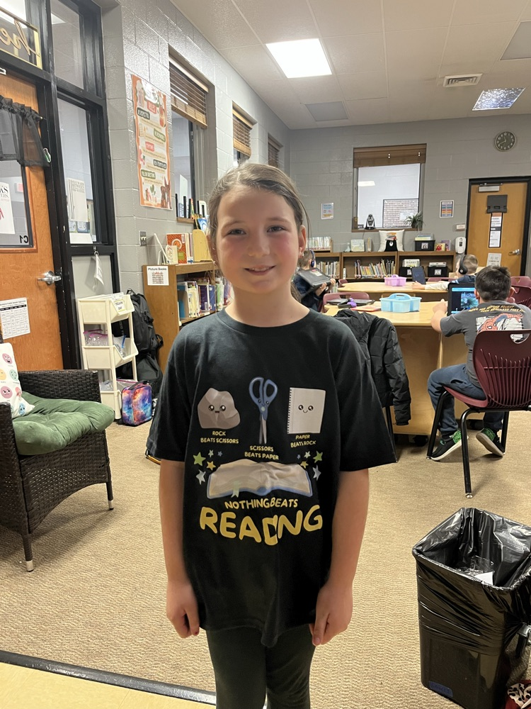 look who earned a reading t shirt