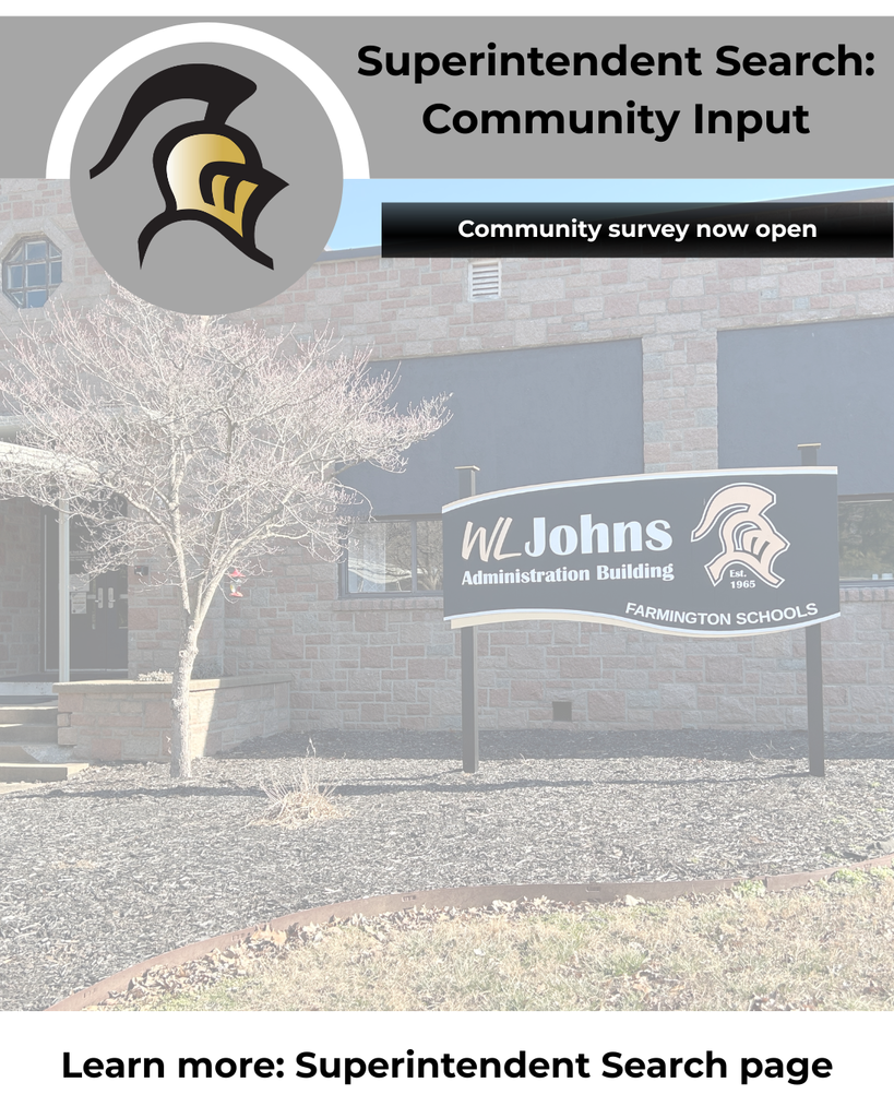 Superintendent search: Community Input Learn More: Superintendent Search page