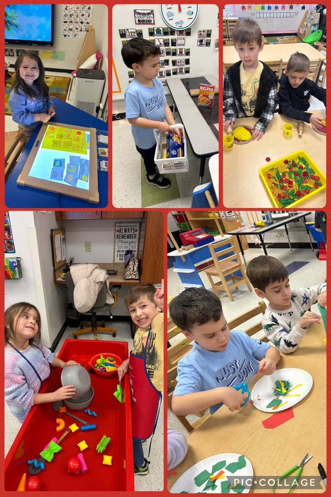 Alphabet soup and scissor salad