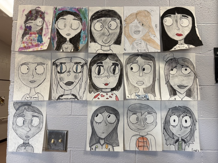 4th grade self portraits