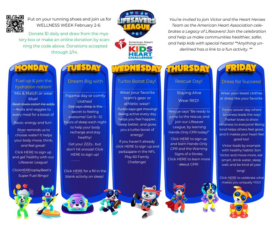 Heart Association Dress-Up days