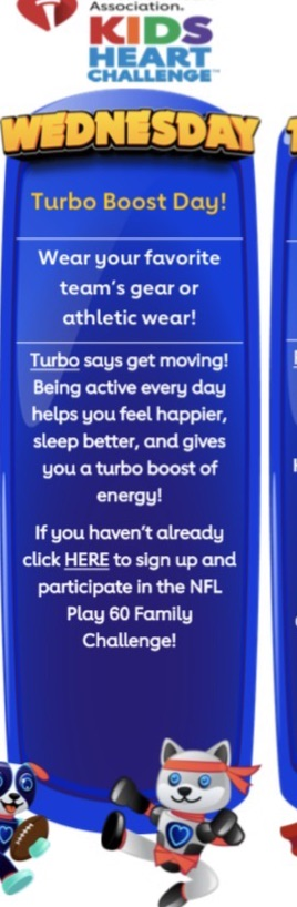 ❤️ being active every day helps you feel happier, sleep better, and gives you a turbo boost of energy