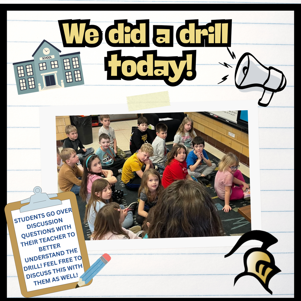 We did a drill today! Students go over discussion questions with their teacher to better understand the drill! Feel free to discuss this with them as well!