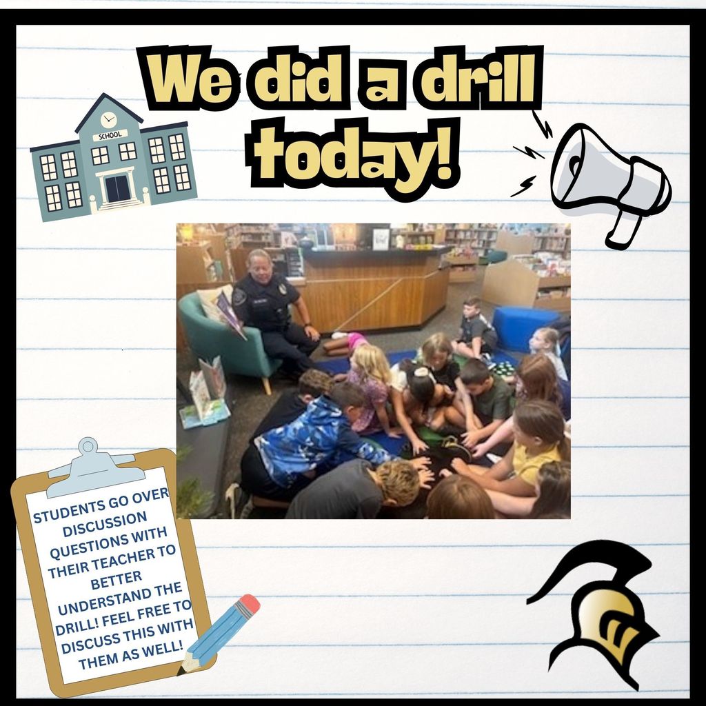 We did a drill today