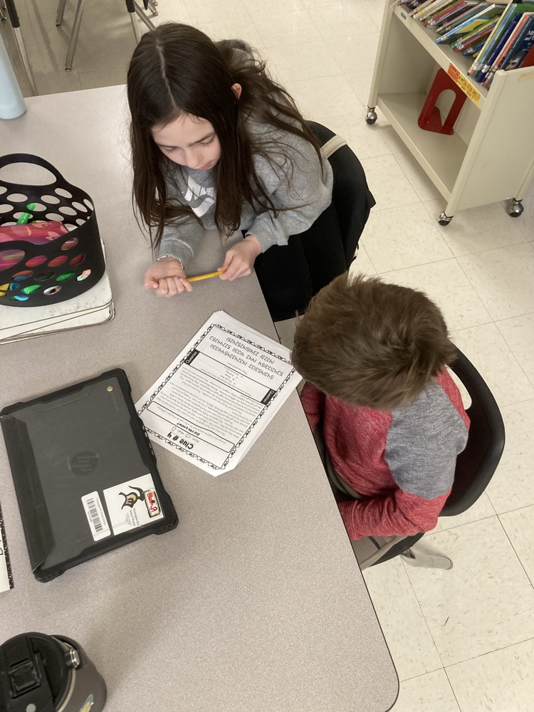 students working together