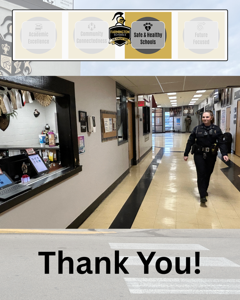 picture of a police officer in Farmington HS