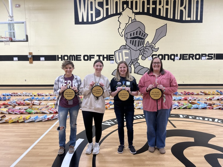 highest classroom attendance percentages in each grade