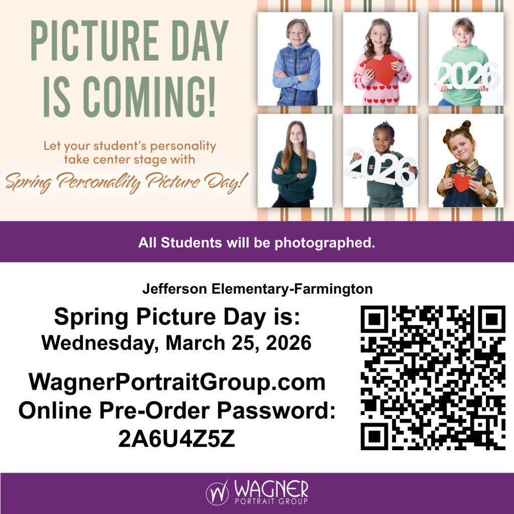 Jefferson Picture Day announcement