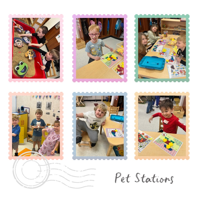 preschool pet theme stations 