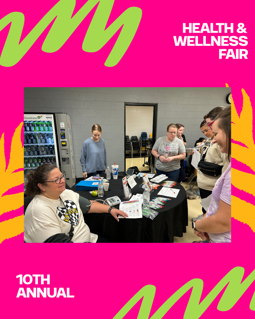 person getting blood pressure taken at wellness fair