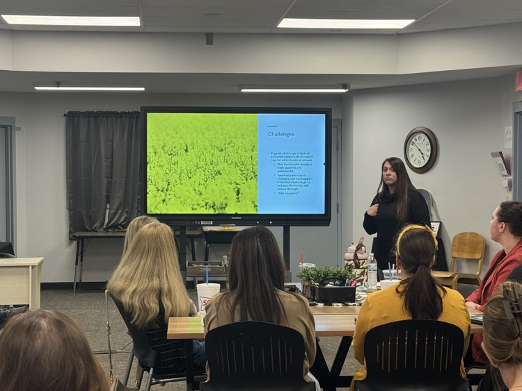 Mrs. McDaniel Presents at the advisory board