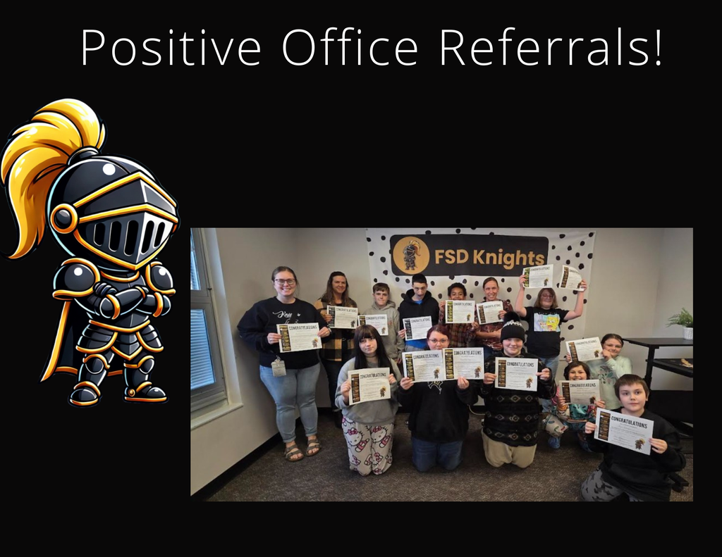 Positive Office Referral Winners